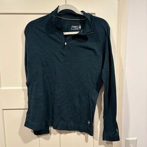 Smartwool Merino 250 dark teal Zip Pullover